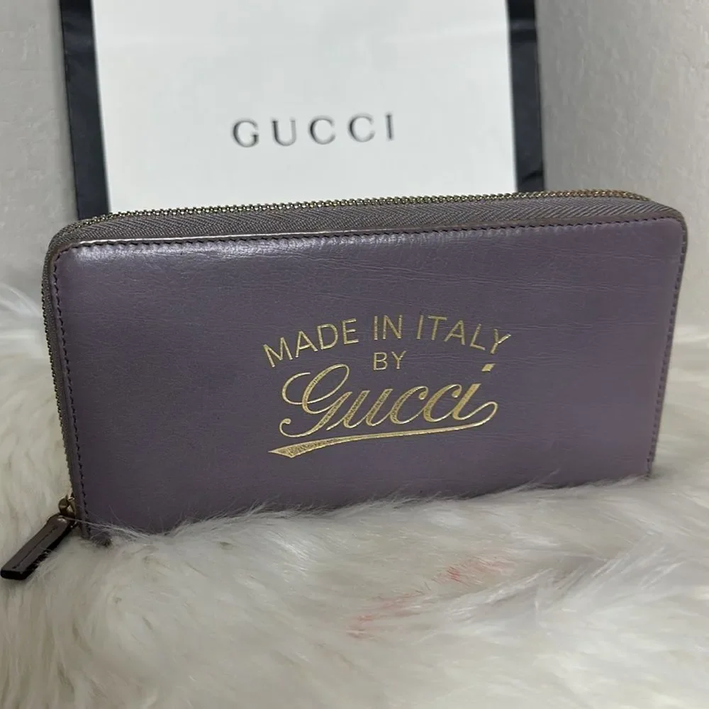 💯Authentic Gucci Zipped Around Long Wallet🍀